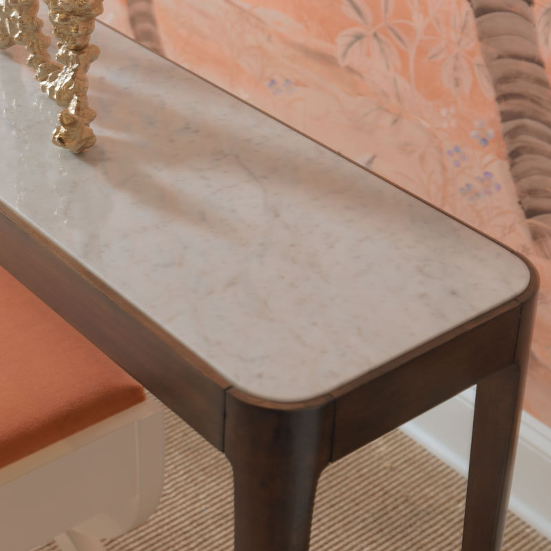 Jude 54'' W Marble Console Table