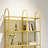 Cream Style Yellow Metal Display Shelf-402165762