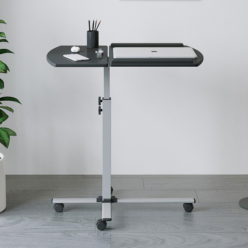 Chariot réglable pour ordinateur portable, gris