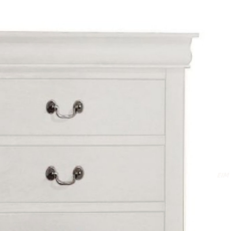 Commode Louis Philippe III, Blanc