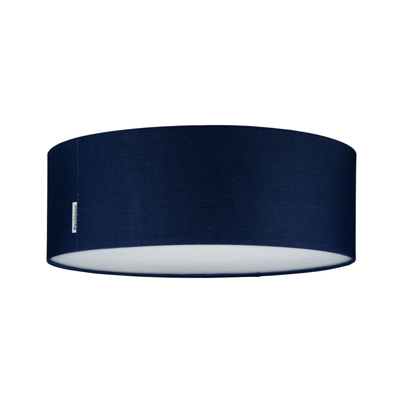 Delilah Fabric Flush Mount, Blue