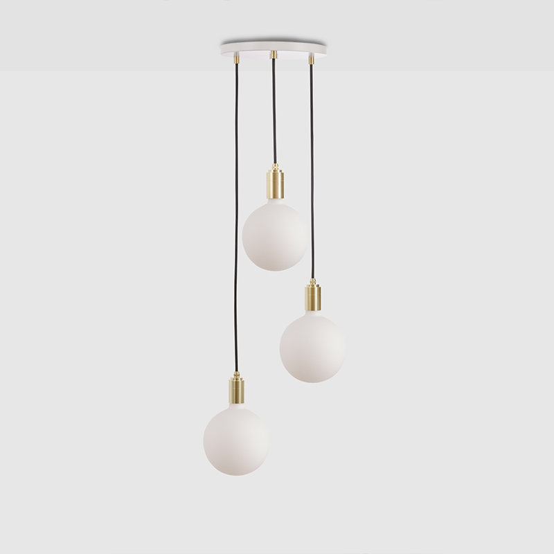 Sphere IV 3 - Light Pendant, Brass