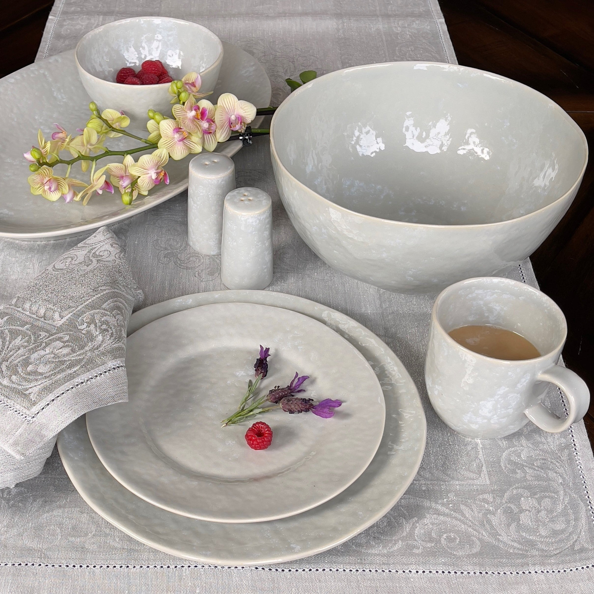 Paulin Salad Plate, Gray