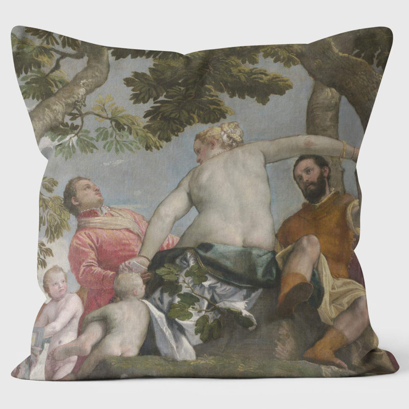 Allegory of Love, IV ('Unfaithfulness') - Paolo Veronese - National Gallery Cushion