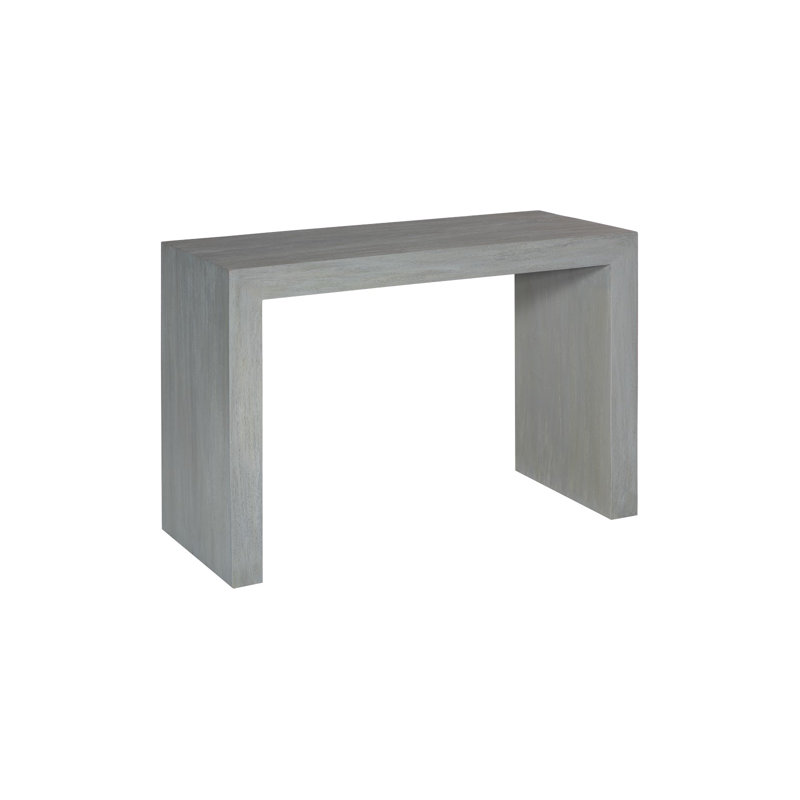 Waterfall Console Table in Weathered Gray