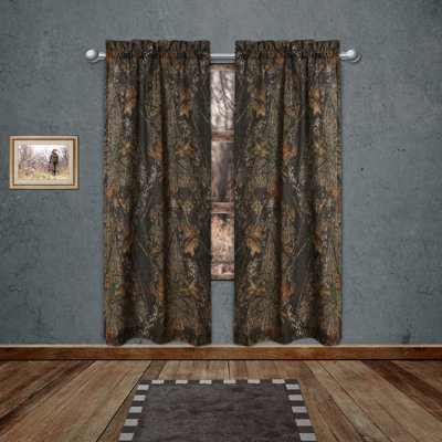 Rideau à passe-tringle 100% polycoton Mossy Oak