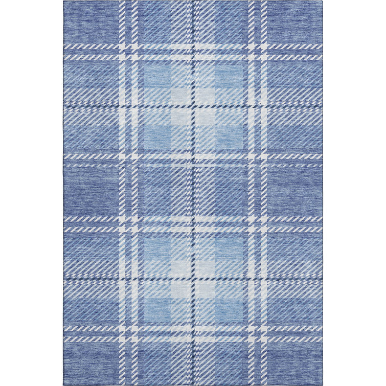 Premium Machine Washable Prisco Denim Rug
