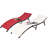 Outdoor Metal Chaise Lounge , Cushion Included