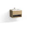 Modo 30" W Wall Mounted Single Bathroom Vanity-31505414-60840368-60840373