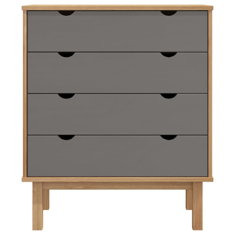 Javarous Accent Chest, Brown and Gray