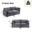 Redenius 76.8'' Upholstered Corduroy Reception Loveseat-98918135