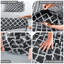 Ensemble de literie en microfibre 4 pièces Lux Decor Collection-899162525-933952844