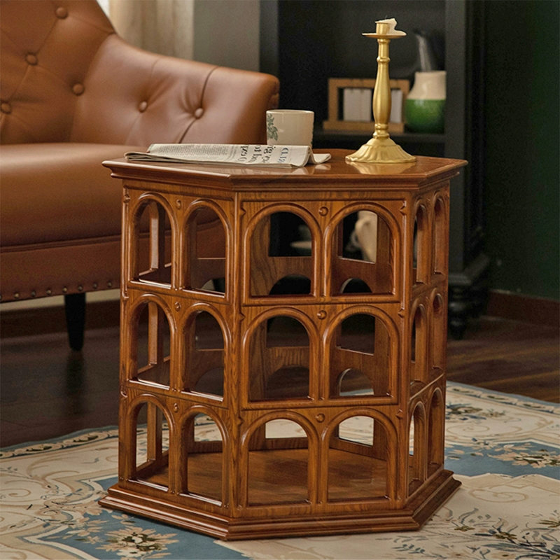 Modern Solid Wood End Table