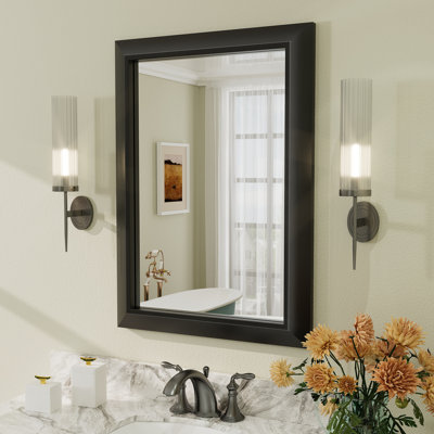 Amara Tempered Glass Mounted Wall Mirror