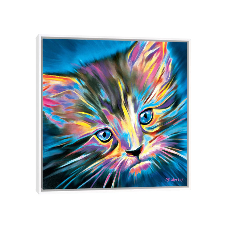 Pepper 1 Piece Wall Art on Canvas, 45.72 cm H x 45.72 cm W, White Framed