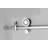 Coraline 68" - 72" W x 33.875" D x 76" H Frameless Sliding Shower Enclosure w/ Frosted Glass-31563284