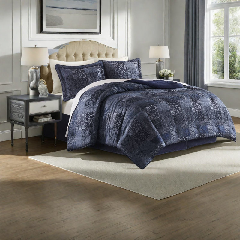 Premium Bedding Sets Polyester Jacquard Modern Queen Home Comfort