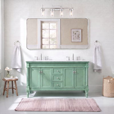 Lexington 60'' Double Bathroom Vanity with Top