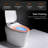 Creationstry GPF Elongated Wall Mounted Back To Wall Toilets (Seat Included)