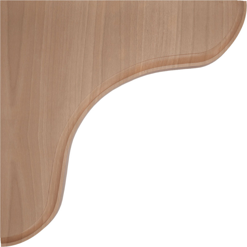 Support en bois Eaton, Cerisier, L 10,5 po x H 10,5 po