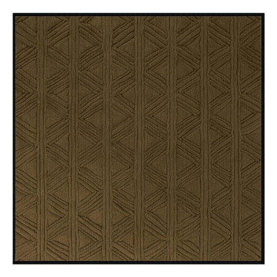 Machine Washable Trellis Brown Area Rug