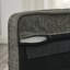 Lit rectangulaire surélevé durable pour petits et moyens chiens - Canapé moderne gris foncé-519781498