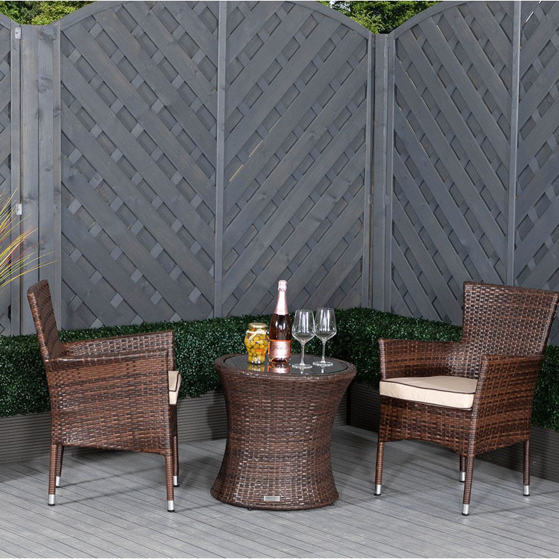 Epps 2 Seater Rattan Conversation Set