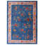 Tapis art déco chinois clair en laine antique