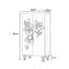 Armoire de rangement simple pour vestiaire domestique