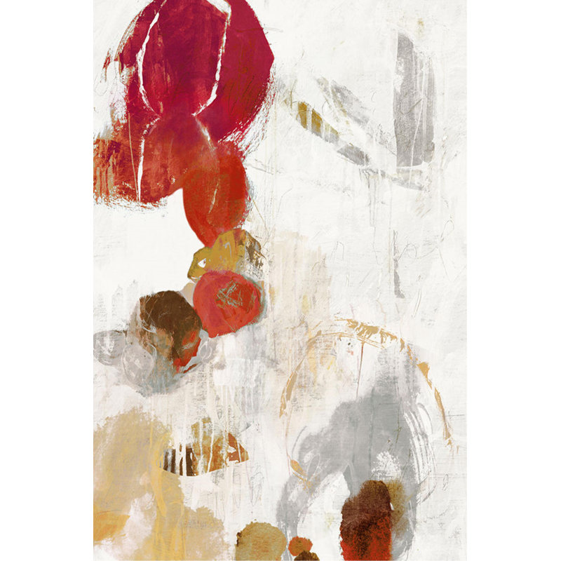 Raspberry Symphony I Painting by Sofia Fox, Outdoor, 45" H x 30" W