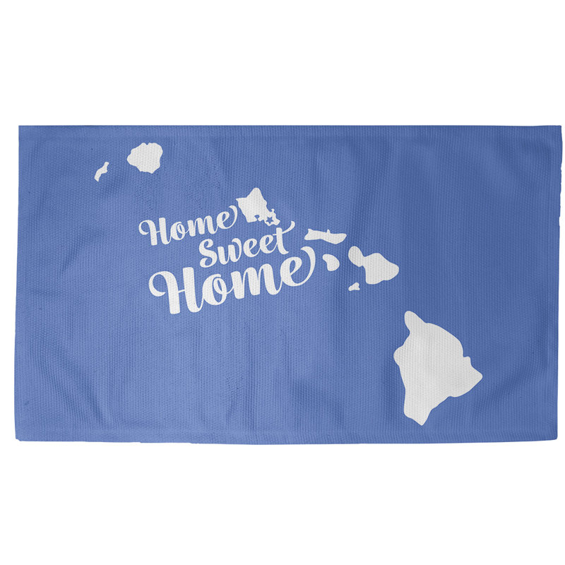 Tapis honolulu blue area home, Rectangle 2 pi x 3 pi, Non