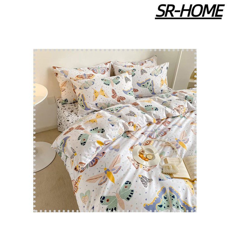 SR-HOME 100% Cotton Duvet Cover Set