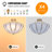 4-light Dimmable Bowl Chandelier