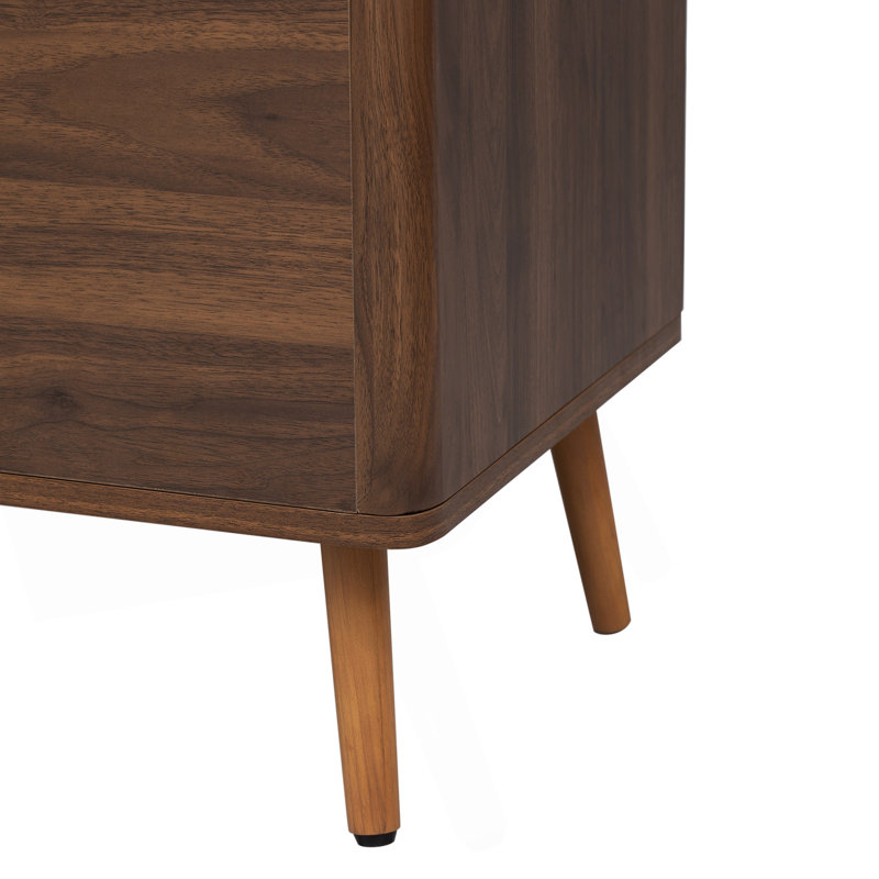 Charmant meuble télé Mid-Century avec plusieurs options de rangement pour la maison