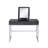 Jaiswal Contemporary 44"L Rectangular Vanity Desk with Mirror and USB-824858258