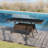 Outdoor Wicker Glass Dining Table