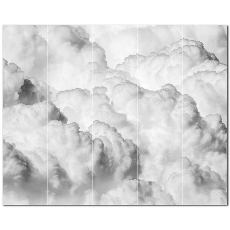 8 in. x 8 in. Ceramic Decorative Mural