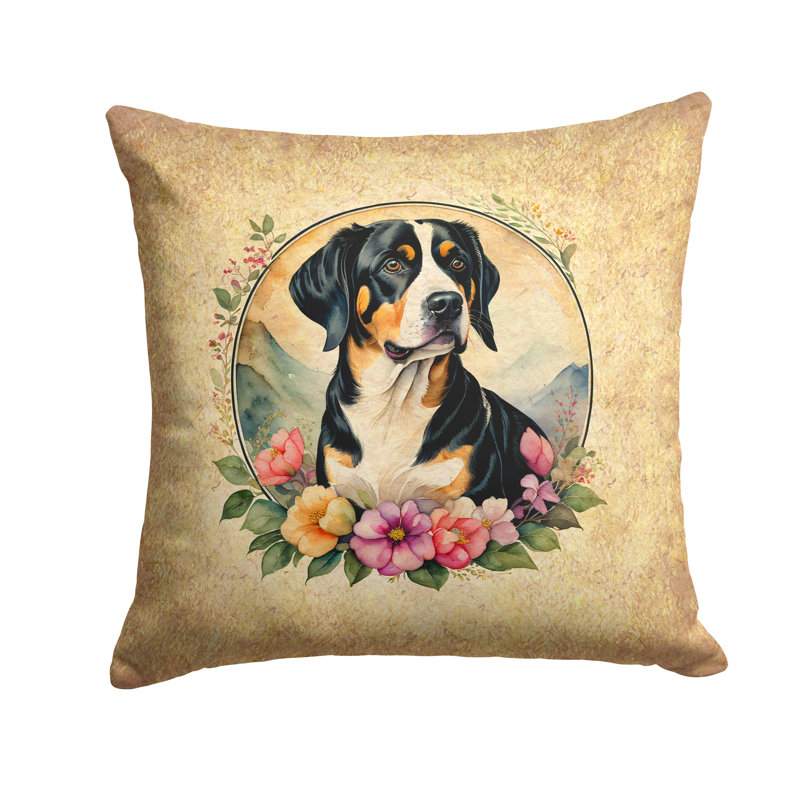  Coussin décoratif intérieur / extérieur en polyester Autre / Sans motif, H 14 po x l 14 po x P 3 po