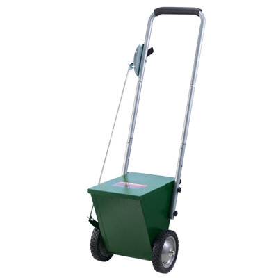 Marqueur Dry Line, 2 roues, 2 ou 4 lignes, Chalker Field Dry Line, marqueur de ligne réglable, avec poignée de réglage en caoutchouc, grande capacité de poudre de 25 lb, pour baseball et balle de Softball, vert