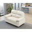 Causeuse en similicuir perle Londonderry-421156925