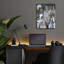  «Western Metropolis» par Coco Good, art mural en verre acrylique-1006692320