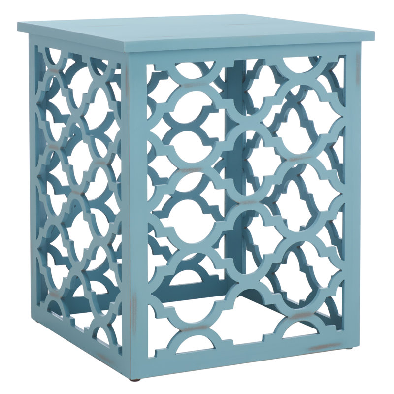 End Table, Blue