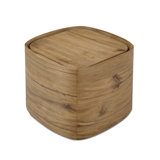 Leandro End Table-Natural Reclaimed French Oak