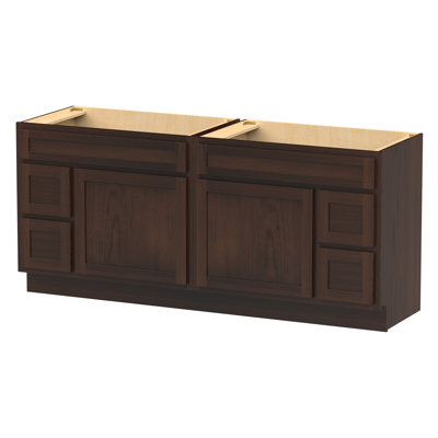 72'' Double Bathroom Vanity Base Only