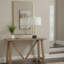Lampe de table 14 po x 29,5 po Agate Smoky
