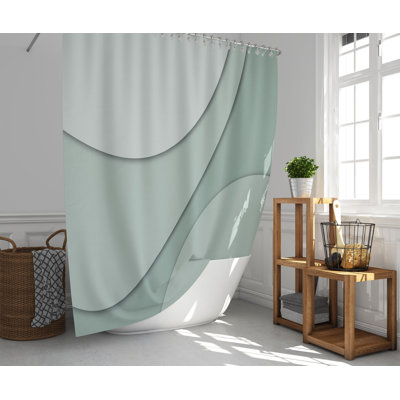 Gundhart Abstract Shower Curtain