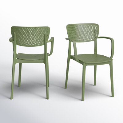 Chaise d'appoint empilable pour patio Farrah