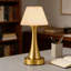 Lampe de table rechargeable à DEL imperméable avec gradation continue, veilleuse sans fil portable pour la douche, la chambre à coucher, le patio et le camping
