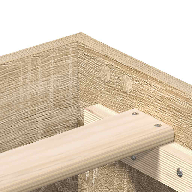 Bed Frame, European Kingsize (160 x 200cm), Sonoma Oak