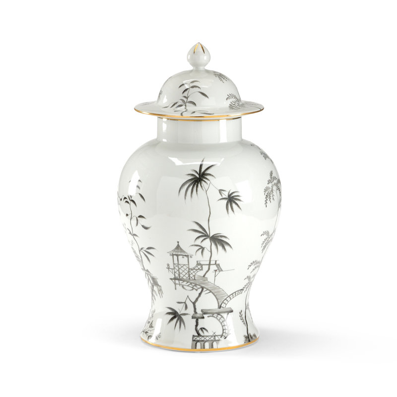 Chinoiserie Ceramic / Porcelain Jar